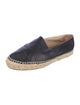 Chanel Interlocking CC Logo Leather Espadrilles