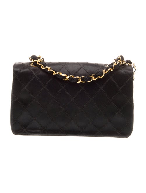Chanel Satin Quilted Flap Bag