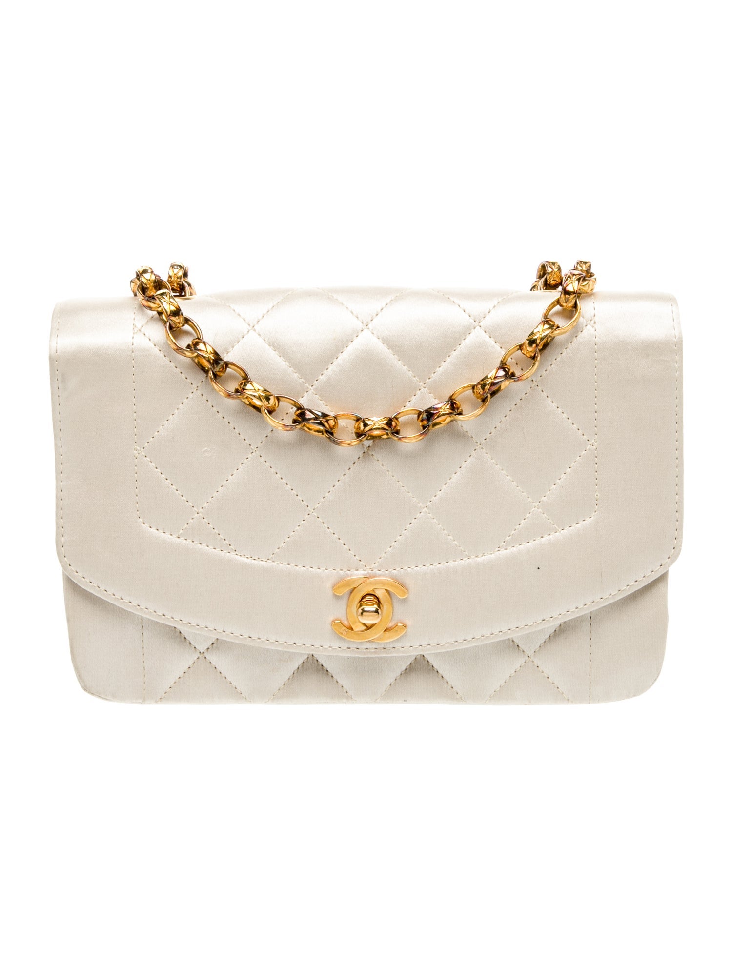 Chanel Mini Satin Diana Flap Bag