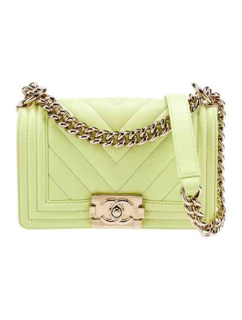Chanel Small Chevron Boy Bag
