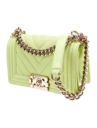 Chanel Small Chevron Boy Bag