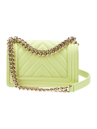Chanel Small Chevron Boy Bag