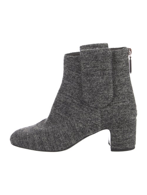 Chanel Interlocking CC Logo Wool Boots