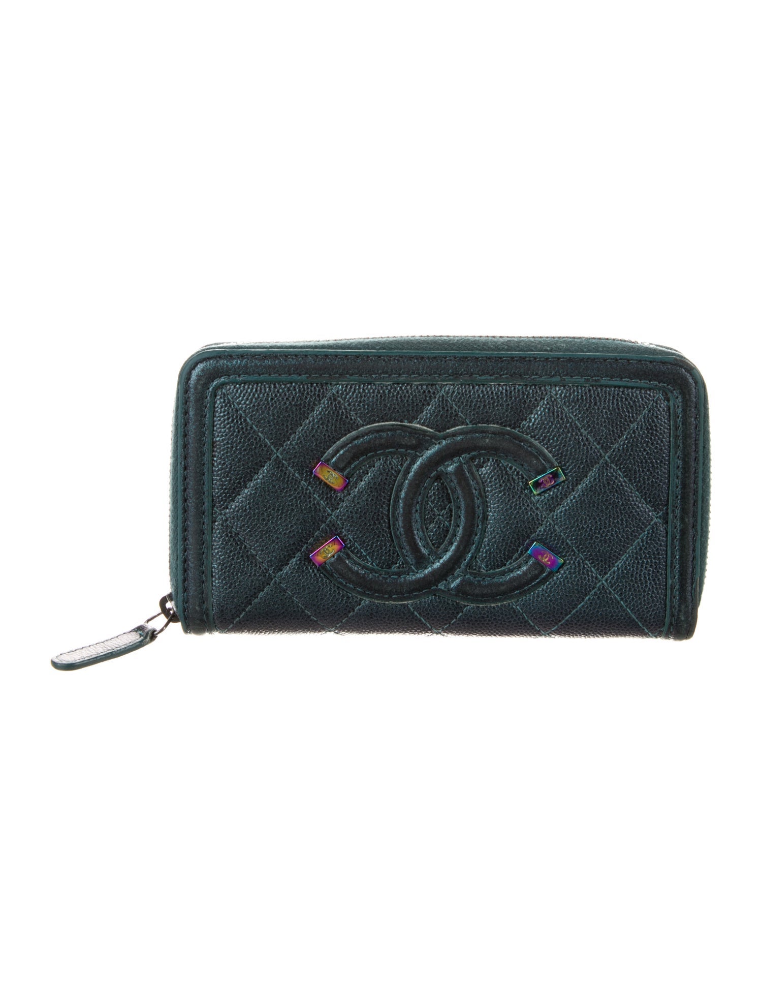 Chanel 2018 Filigree Continental Wallet