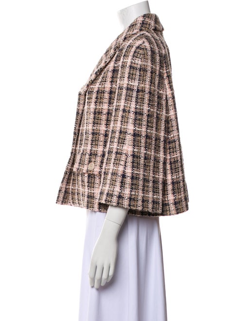 Chanel 2019 Plaid Print Blazer