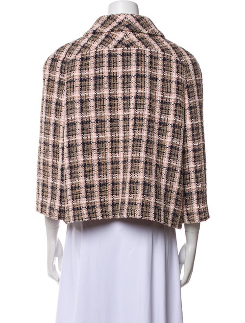 Chanel 2019 Plaid Print Blazer