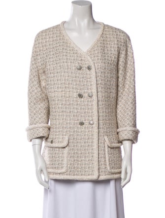 Chanel Tweed Pattern Blazer