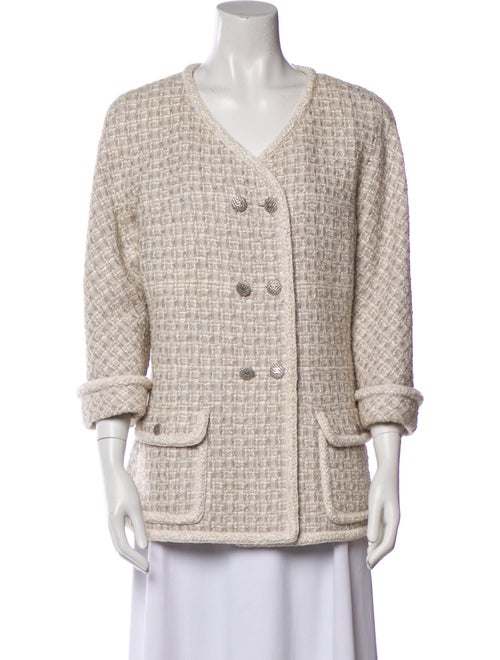 Chanel Tweed Pattern Blazer