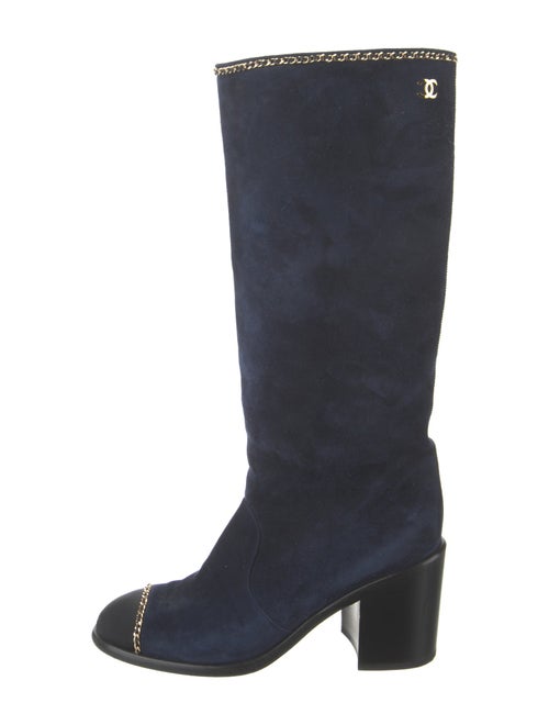 Chanel 2021 Interlocking CC Logo Riding Boots