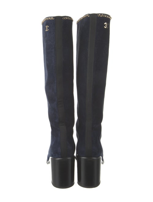 Chanel 2021 Interlocking CC Logo Riding Boots