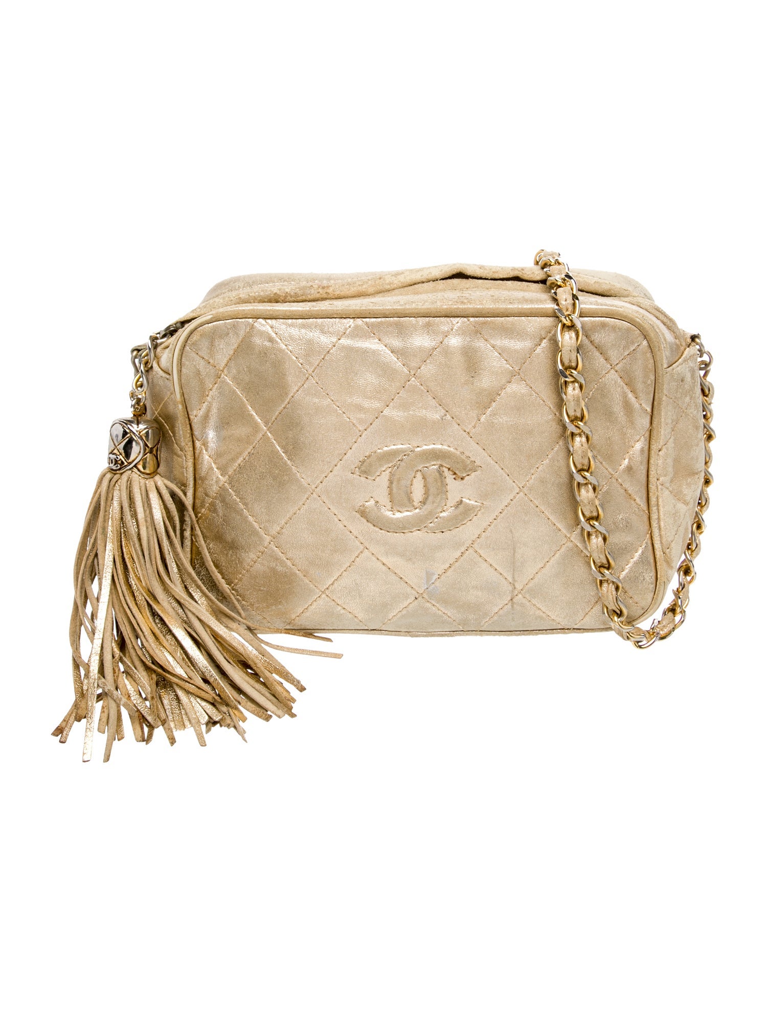 Chanel Quilted Tassel Camera Bag