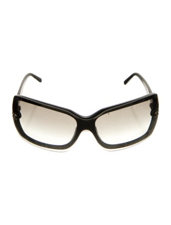 Chanel Interlocking CC Logo Shield Sunglasses