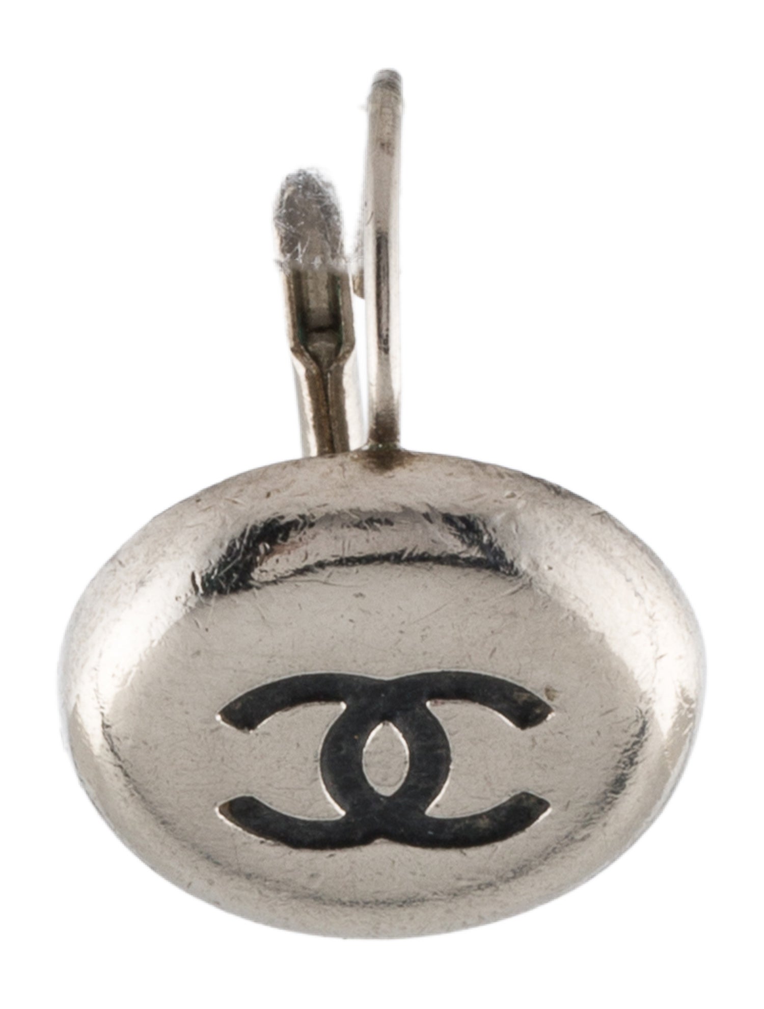 Chanel Vintage Enamel CC Drop Earring
