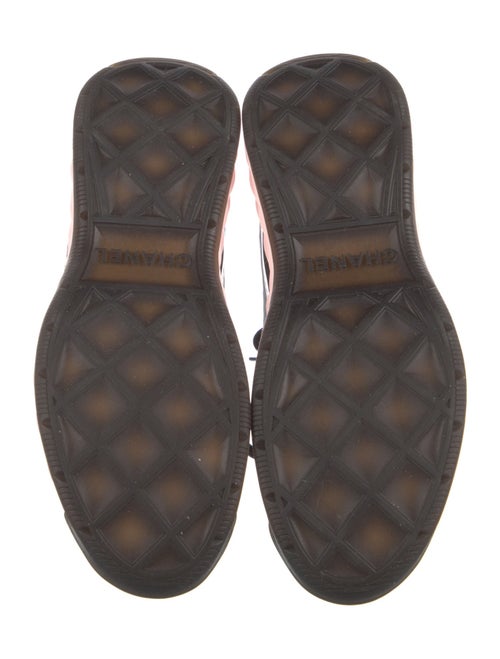 Chanel Interlocking CC Logo Suede Sneakers