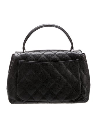 Chanel Quilted Caviar Kelly Handle Bag
