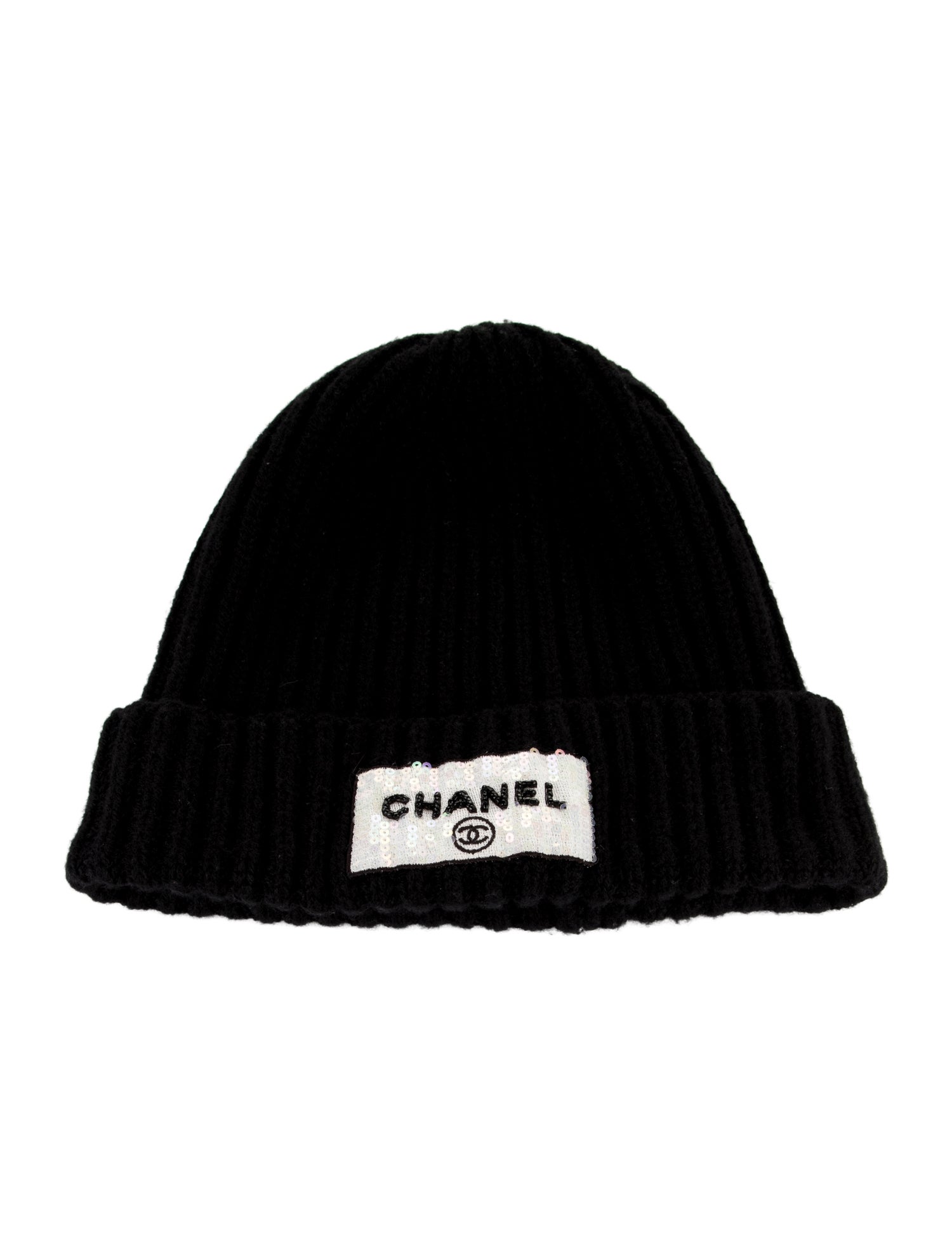 Chanel CC Cashmere Knit Beanie