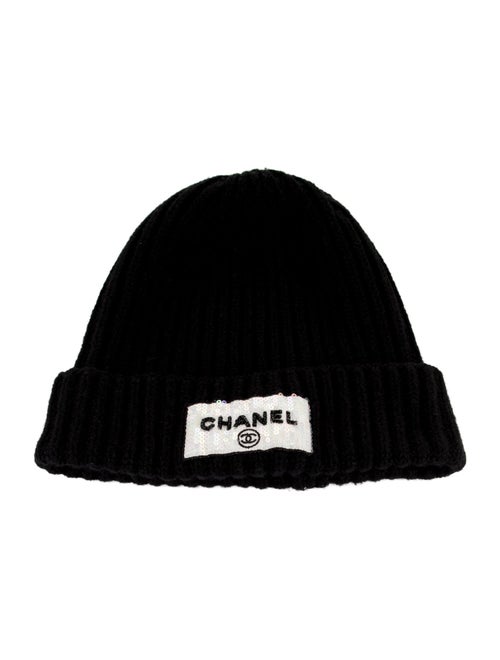 Chanel CC Cashmere Knit Beanie