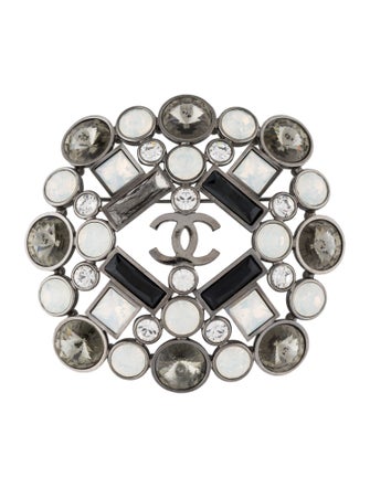 Chanel Strass CC Pendant Brooch