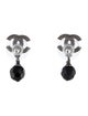 Chanel Bead CC Drop Earrings