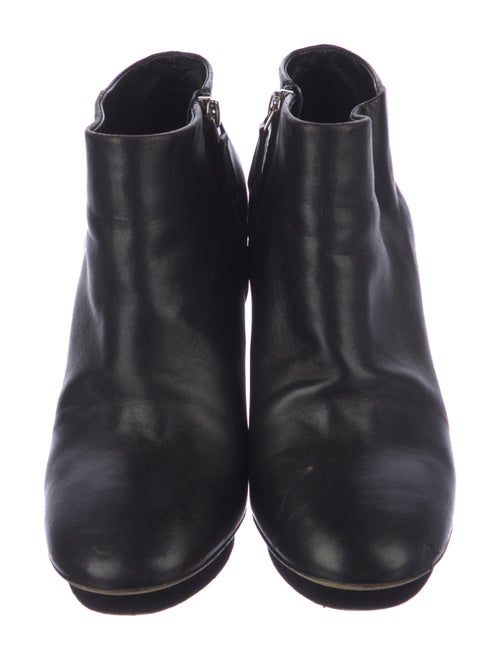 Chanel Interlocking CC Logo Leather Boots