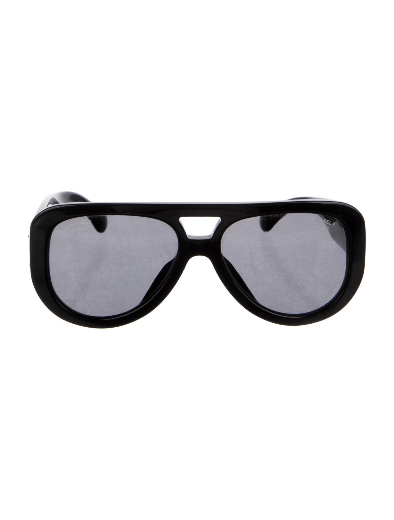 Chanel Interlocking CC Logo Aviator Sunglasses