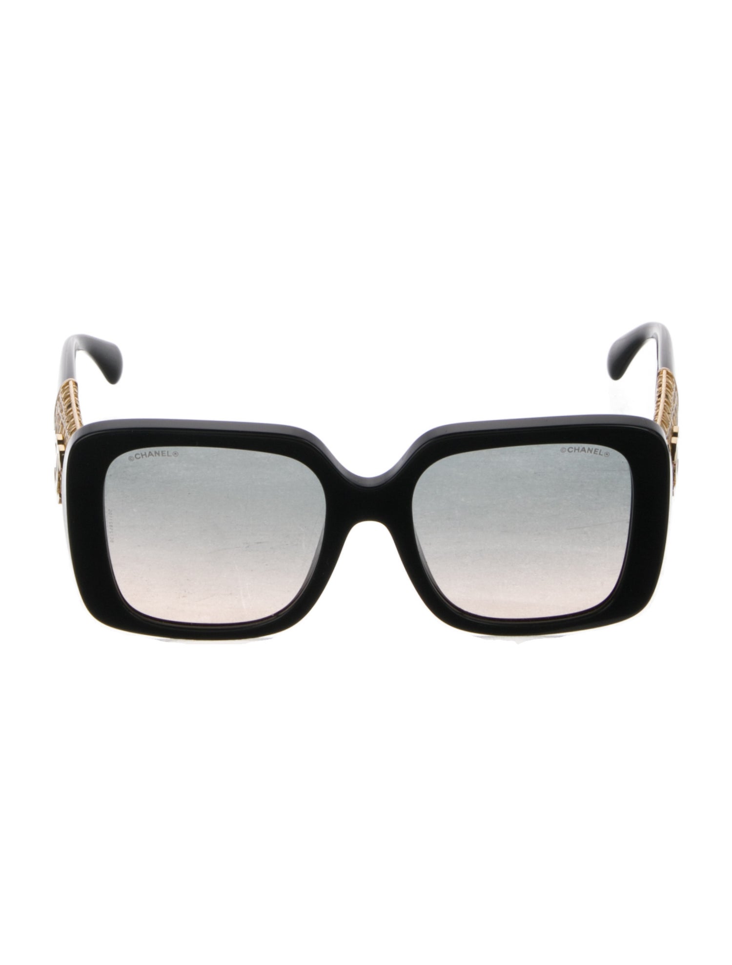 Chanel Interlocking CC Logo Square Sunglasses