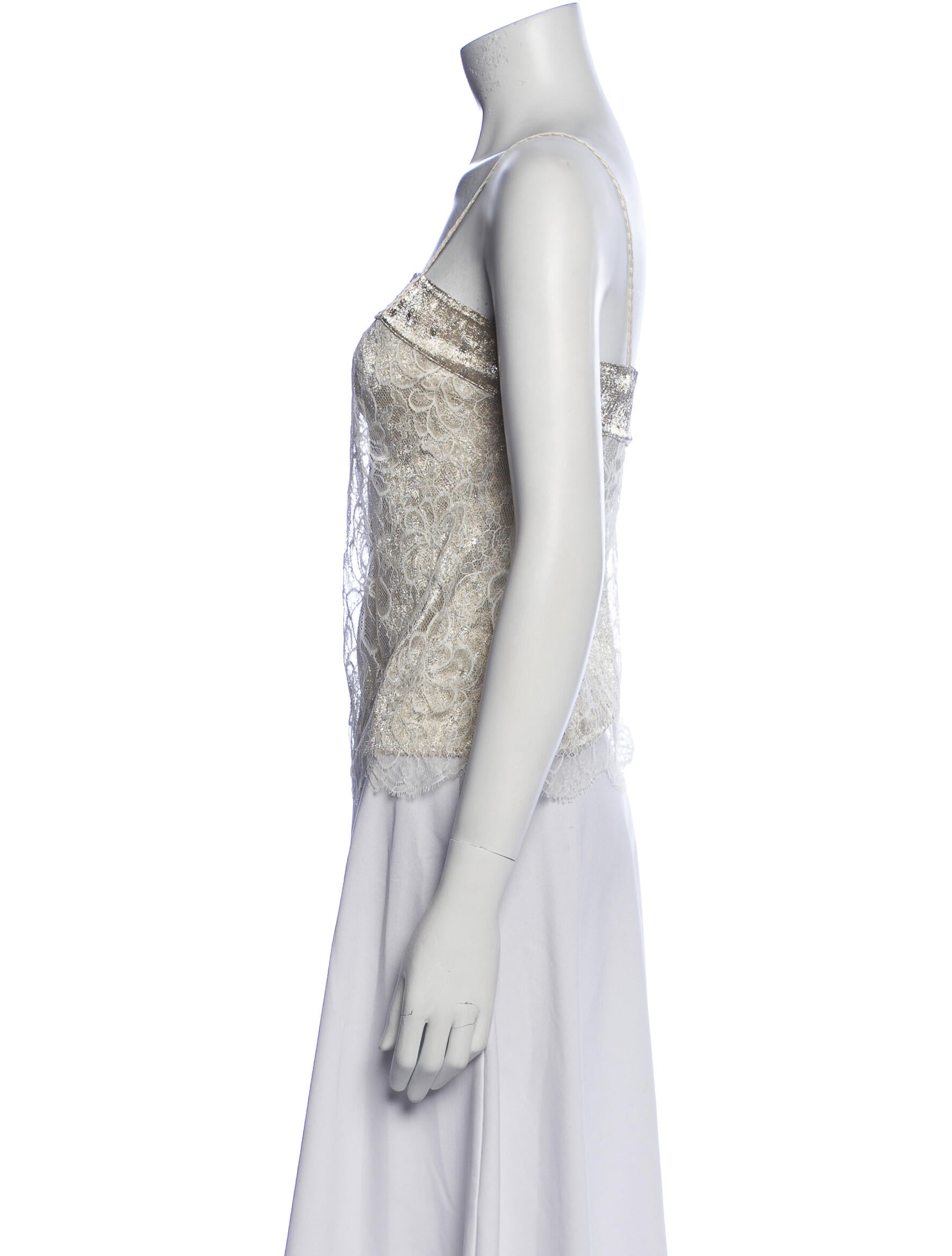 Chanel 2003 Square Neckline Top