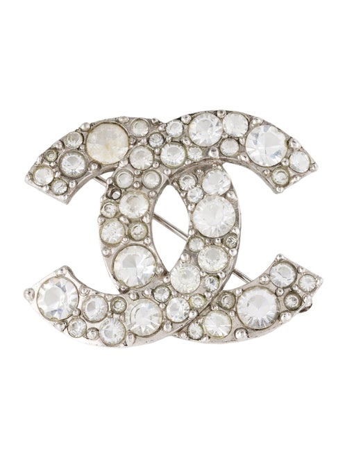 Chanel Strass CC Brooch