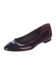 Chanel Interlocking CC Logo Patent Leather Ballet Flats