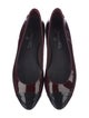 Chanel Interlocking CC Logo Patent Leather Ballet Flats