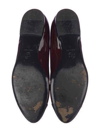 Chanel Interlocking CC Logo Patent Leather Ballet Flats