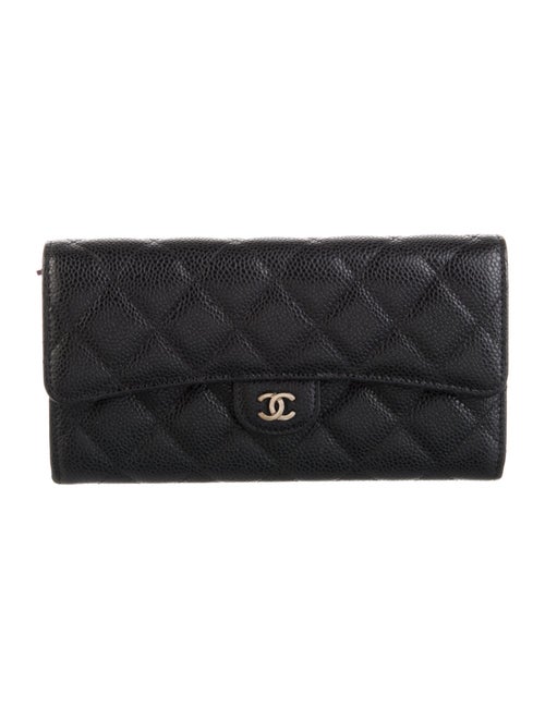 Chanel 2016 Interlocking CC Logo Trifold Wallet