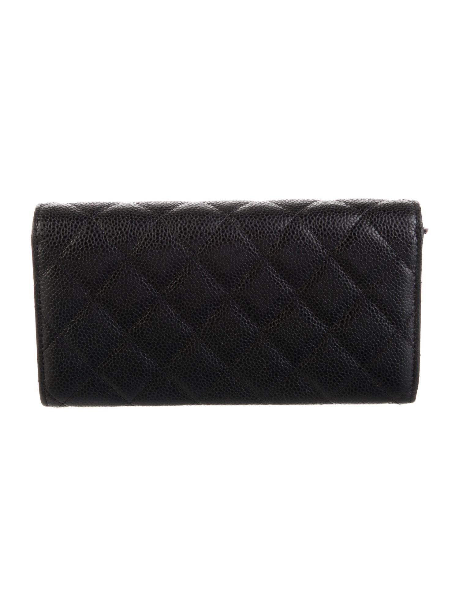 Chanel 2016 Interlocking CC Logo Trifold Wallet