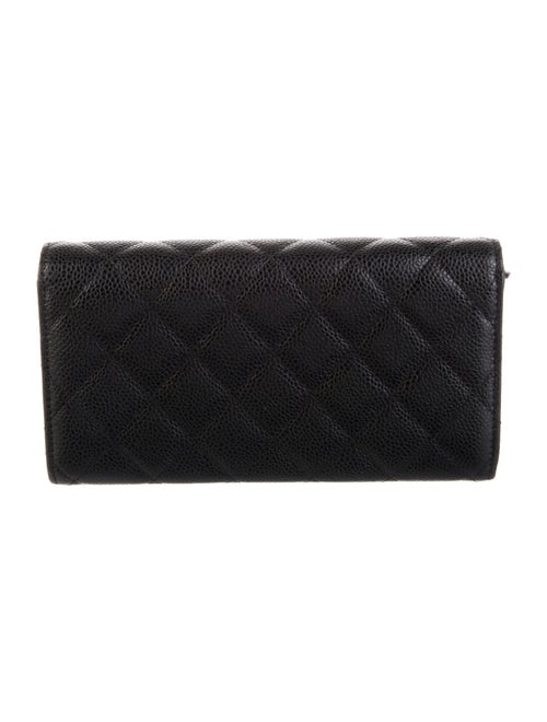 Chanel 2016 Interlocking CC Logo Trifold Wallet