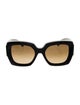 Chanel Interlocking CC Logo Square Sunglasses