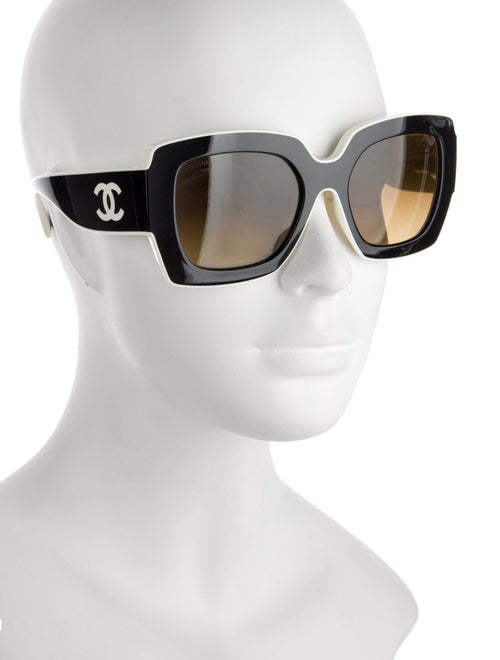 Chanel Interlocking CC Logo Square Sunglasses
