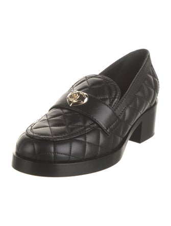 Chanel 2023 Interlocking CC Logo Loafers