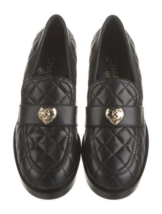 Chanel 2023 Interlocking CC Logo Loafers