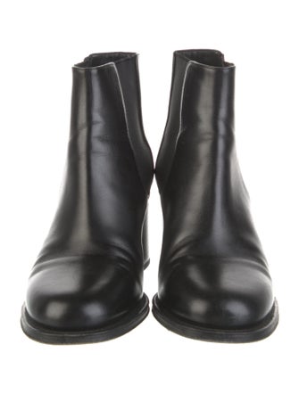 Chanel 2017 Interlocking CC Logo Chelsea Boots