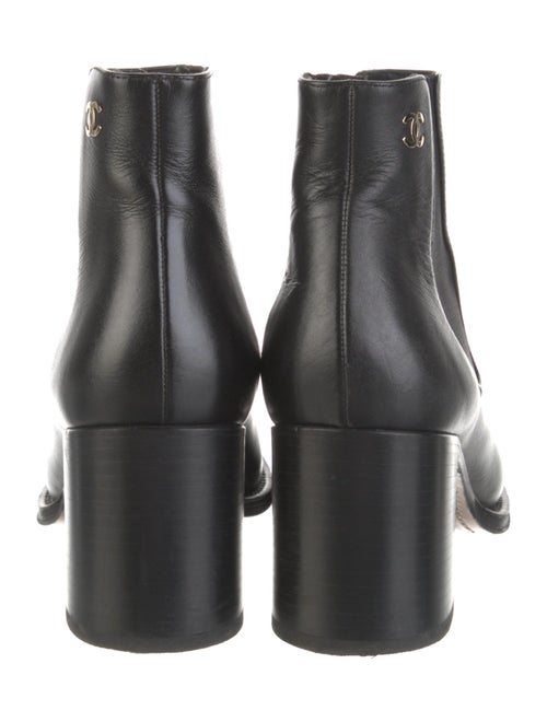 Chanel 2017 Interlocking CC Logo Chelsea Boots