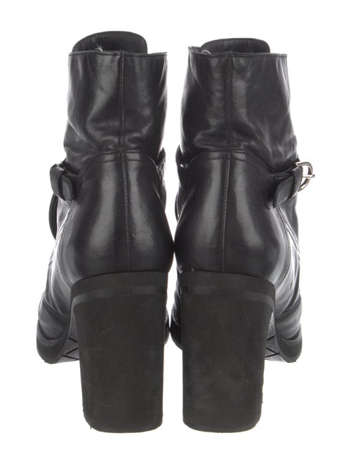 Chanel Leather Combat Boots