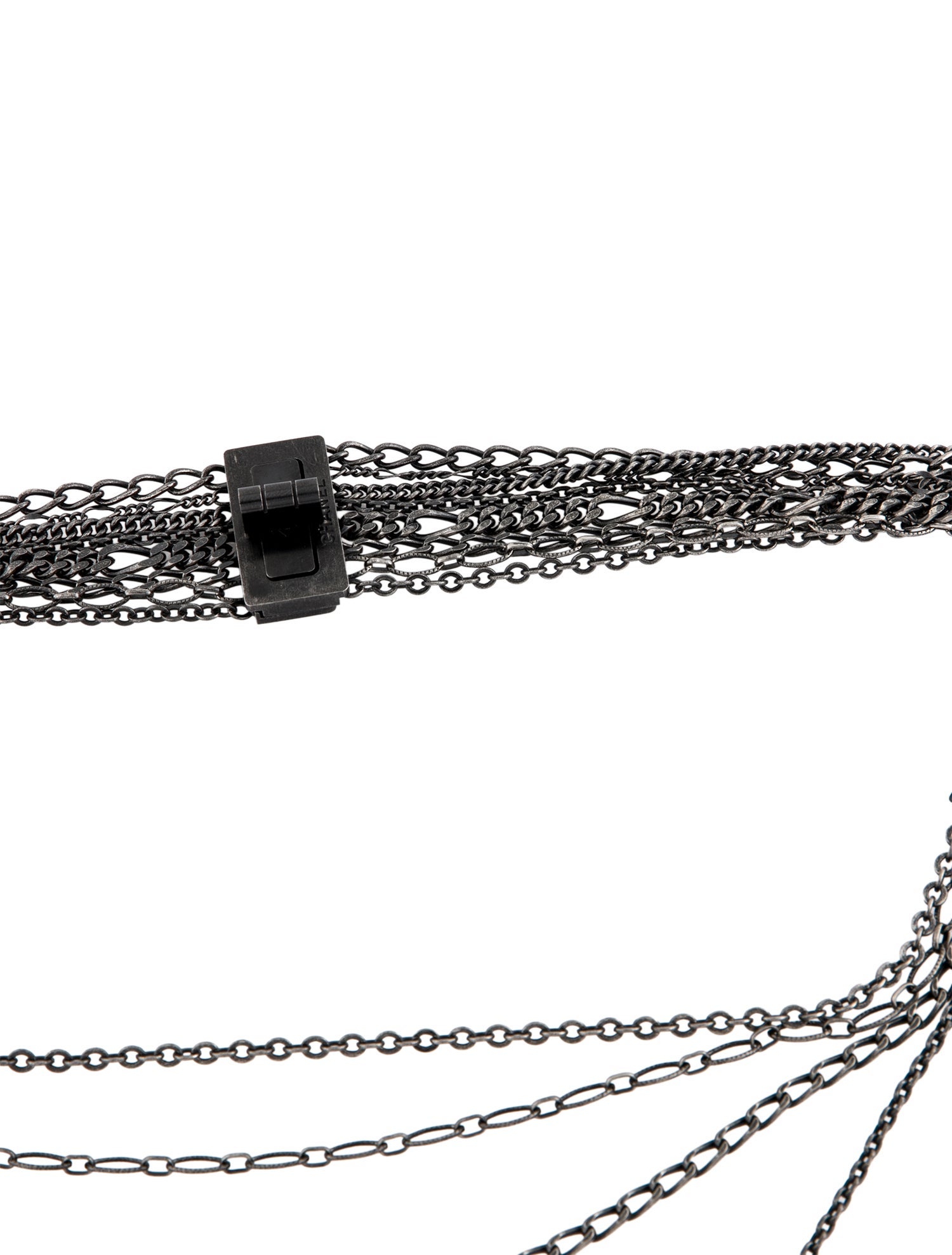 Chanel 2010 Chain-Link Accent Necklace