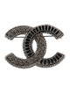 Chanel Strass Large Braided Chain CC Brooch