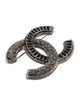 Chanel Strass Large Braided Chain CC Brooch