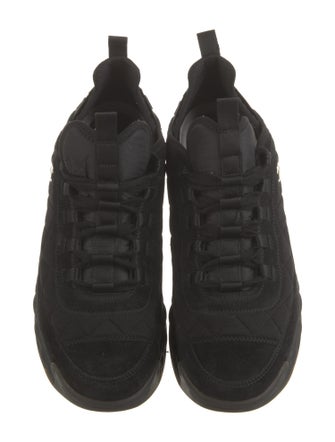 Chanel Interlocking CC Logo Suede Sneakers