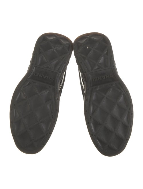 Chanel Interlocking CC Logo Suede Sneakers