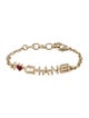 Chanel Enamel Logo Link Bracelet