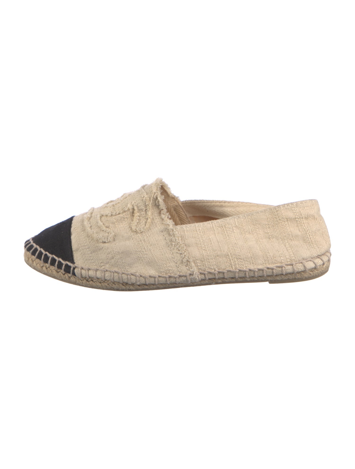 Chanel Vintage Interlocking CC Logo Espadrilles
