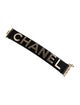 Chanel Leather Logo Wrap Cuff