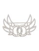 Chanel Strass CC Wing Brooch